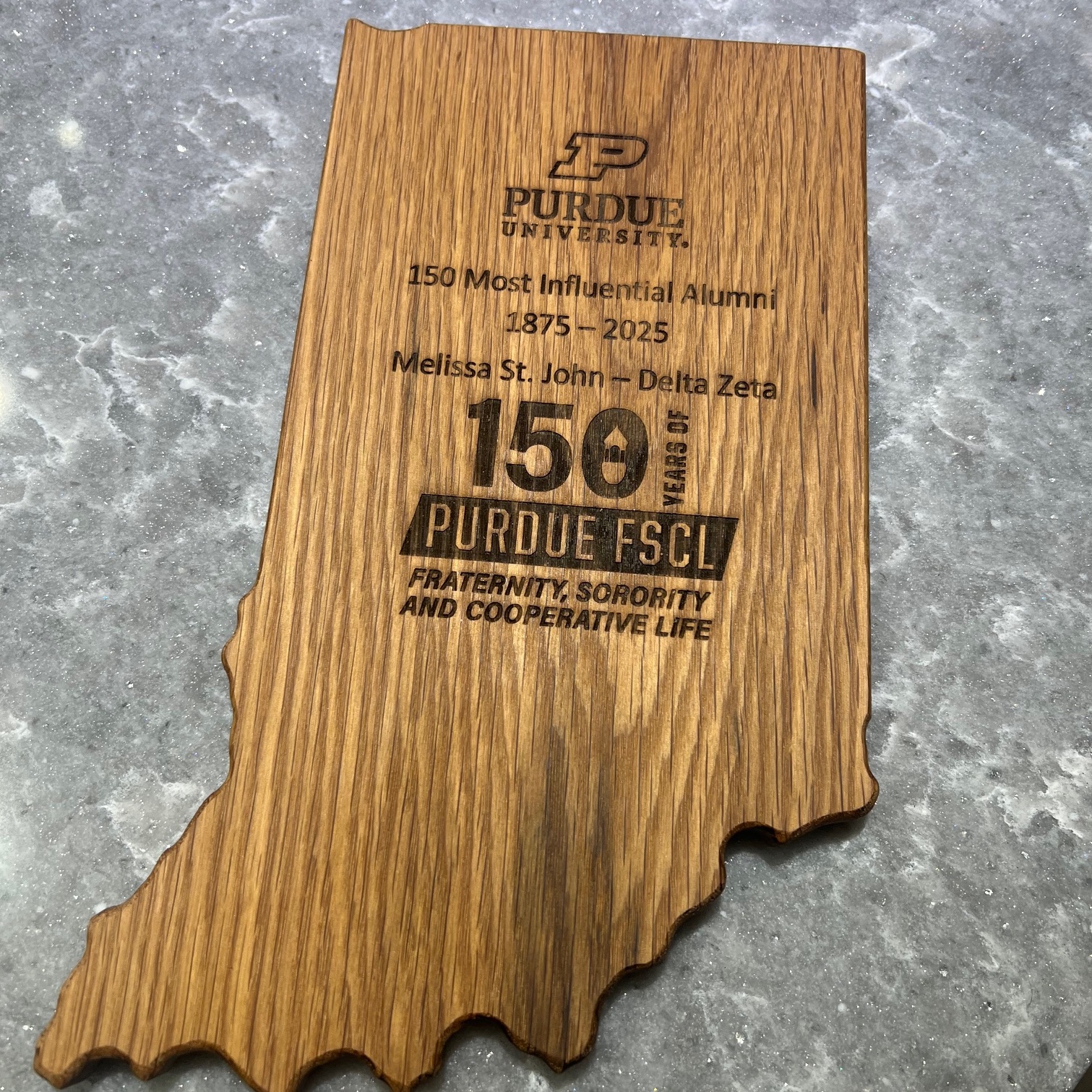 Purdue - Most Influential Award.